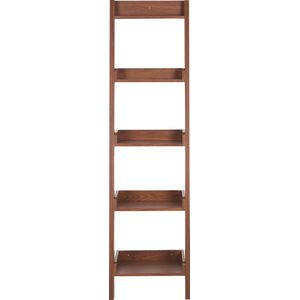 Beliani MOBILE DUO - Shelving Unit - Donkere houtkleur - MDF