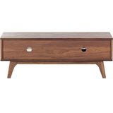BUFFALO - TV-meubel - Donkere houtkleur - MDF