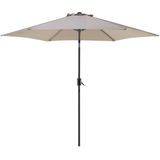 Beliani VARESE - Parasol - Taupe - 270 cm - Polyester