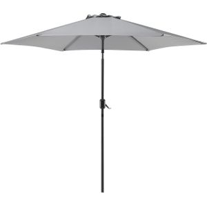 Beliani VARESE - Parasol - Grijs - 270 cm - Polyester