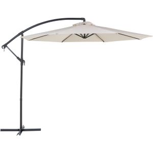 Beliani RAVENNA - Zweefparasol - Beige - Kunststof