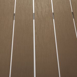Beliani NARDO - Tuintafelset-Lichte houtkleur-Kunsthout