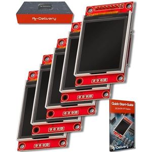 AZDelivery - SPI TFT Display - 1.8 Inch - 128 x 160 Pixels - Compatibel met Arduino en Raspberry Pi
