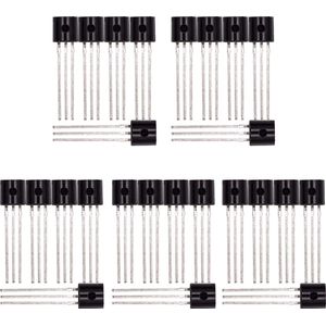 AZDelivery 25 x DS18B20 Digitale Temperatuursensor TO92-55°C - +125°C compatibel met Arduino en Raspberry Pi inclusief E-Book!