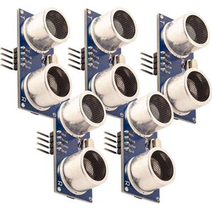 AZDelivery 5 x HC-SR04 Ultrasone Module Rangefinder Sensor compatibel met Arduino en Raspberry Pi inclusief E-Book!