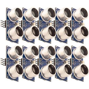 AZDelivery 10 x HC-SR04 Ultrasone Module Rangefinder Sensor compatibel met Arduino en Raspberry Pi inclusief E-Book!