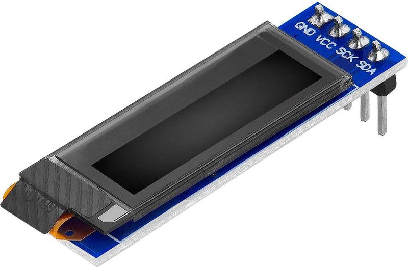 AZDelivery - 0,91 Inch OLED - Monitor - Zwart - SSD1306 - I2C Compatibel met Arduino en Raspberry Pi