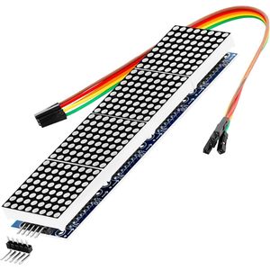 AZDelivery MAX7219 8x32 4 in 1 Dot Matrix LED Display Module compatibel met Arduino Inclusief E-Book!