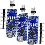 AZDelivery 3 x AZ-Nano V3-Board met FT232RL-chip en ATmega328 100% Nano V3