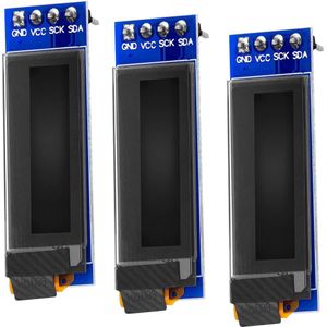 AZDelivery - 0,91 Inch OLED - Monitor - Zwart - I2C-interface