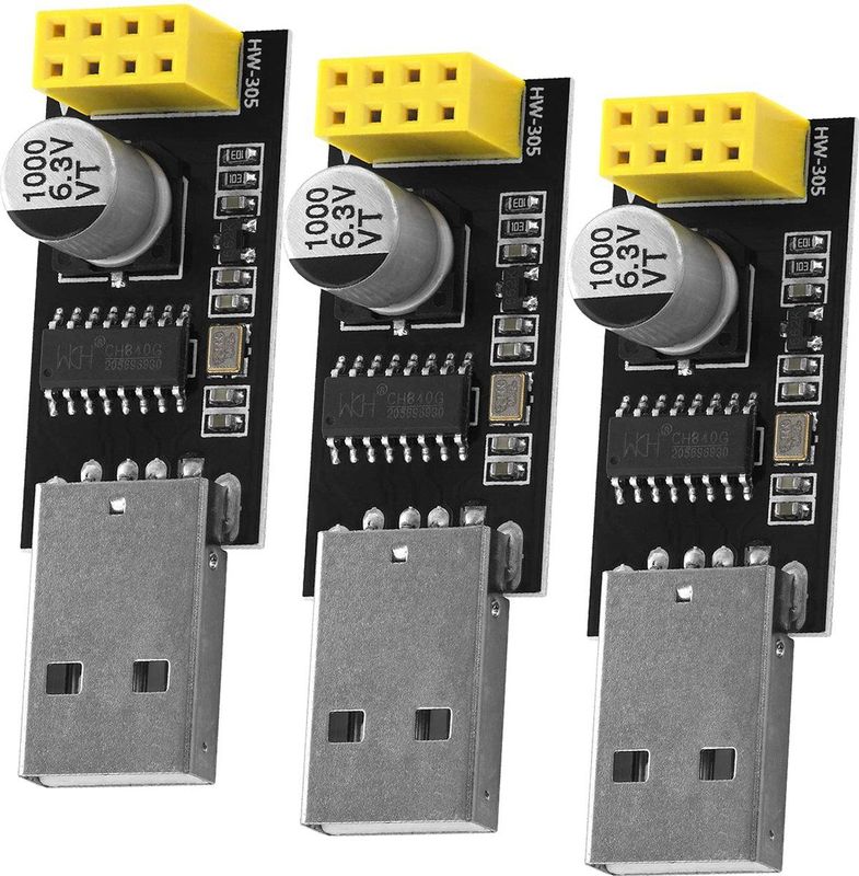 AZDelivery - USB-to-ESP8266 01 Wifi Module - 3 Stuks - Inclusief E-Book