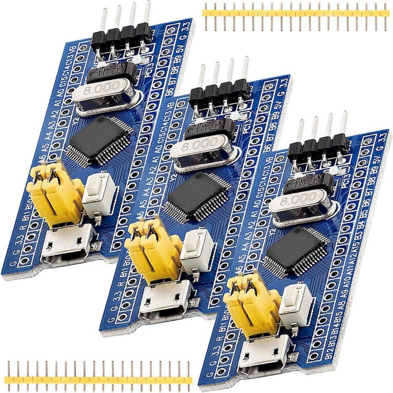AZDelivery - Blue Pill - Microcontroller - Compatibel met STM32 - ARM Cortex M3 Processor - 72 MHz - 20 KB RAM - 64 KB Flash