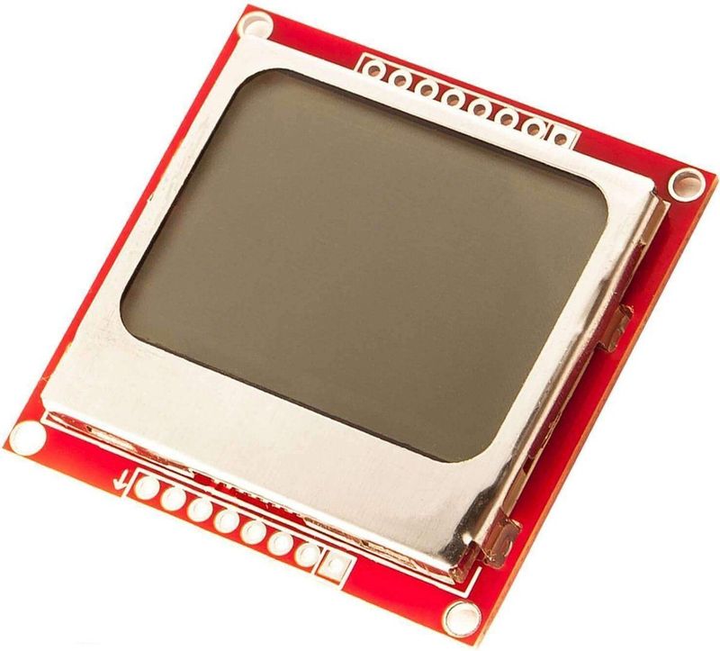 AZDelivery - LCD-Display-Module - 84 x 48 Pixels - Achtergrondverlichting - Voor Nokia 5110 en Arduino