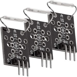 AZDelivery 3 x KY-021 Magneetschakelaar Mini Magneet Riet Module Sensor compatibel met Arduino Inclusief E-Book!