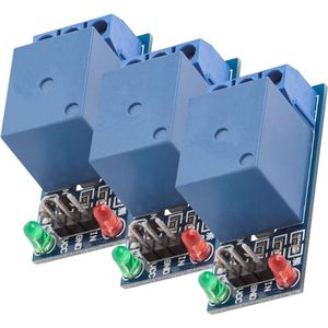 AZDelivery 3 x 1-Relay 5V KF-301 Module Low-Level Trigger compatibel met Arduino Inclusief E-Book!
