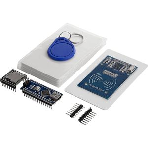 AZDelivery TonUINO Set (Mp3-Speler, AZ-Nano V3-Board, RFID Kit en 10 x 13,56 MHz RFID-Kaarten) compatibel met Arduino Inclusief E-Book!