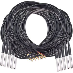 AZDelivery 10x 3m Kabel DS18B20 - Temperatuursensor - Waterdicht