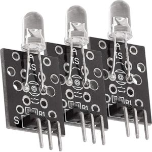 AZDelivery - KY-005 - Infraroodzendontvangermodule - Compatibel met Arduino - 3 x