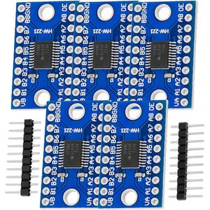 AZDelivery 5 x TXS0108E Logic Level Converter 8 kanaal compatibel met Arduino en Raspberry Pi Inclusief E-Book!