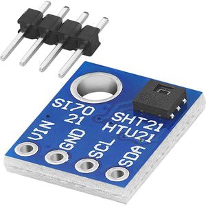 AZDelivery GY-21 HTU21 Vochtigheids - en Temperatuursensor compatibel met Arduino