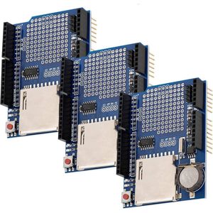 AZDelivery 3 x Data Logger Module Gegevensrecorder Schild compatibel met Arduino Inclusief E-Book!