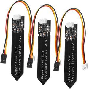 AZDelivery 3 x Bodemvochtigheidssensor Hygrometer Module V1.2 capacitief compatibel met Arduino Inclusief E-Book!
