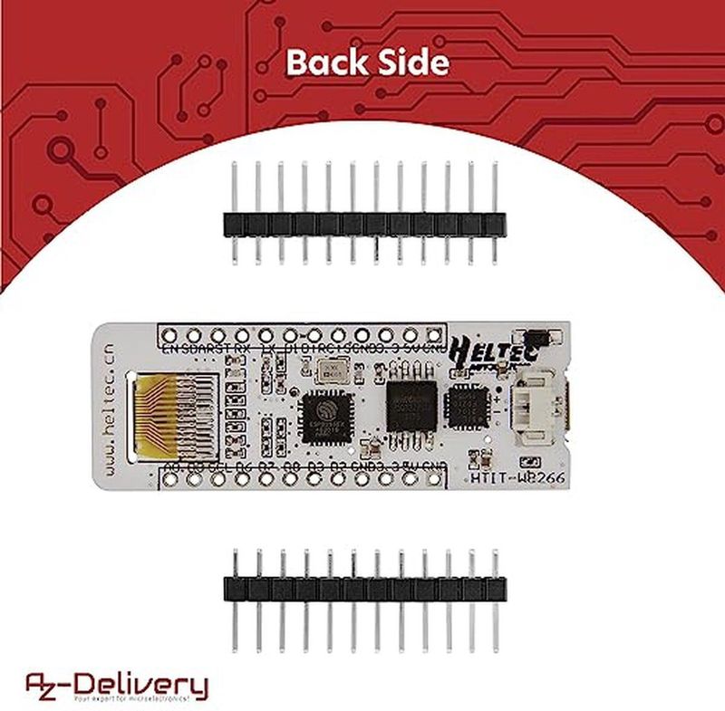 AZDelivery - NodeMCU ESP8266-12E - Ontwikkelbord - Helder Wit - Inclusief E-Book