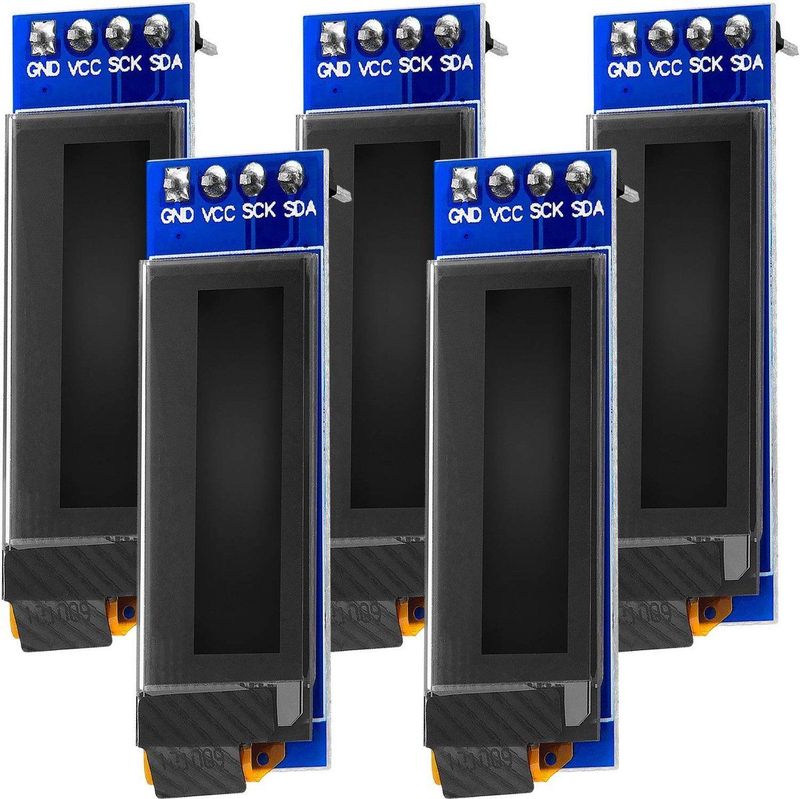 AZDelivery - 0,91 Inch OLED Monitor - 128x32 Pixels - I2C-interface