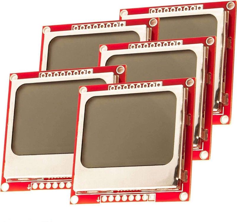 AZDelivery - LCD-Display-Module - 84 x 48 Pixels - Achtergrondverlichting - Voor Nokia 5110