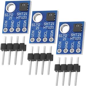 AZDelivery 3 x GY-21 HTU21 Vochtigheids - en Temperatuursensor compatibel met Arduino