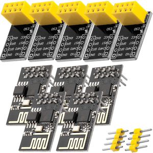 AZDelivery - ESP8266-01S - Wlan WiFi Module - Set van 5 - Inclusief Breadboard Adapter