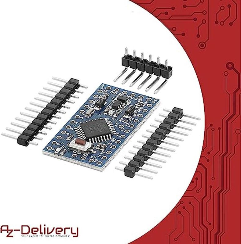 AZDelivery - PRO MINI - Microcontroller - 5 x 5V ATmega328 - 16MHz