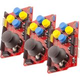 AZDelivery 3 x PS2 Joystick Schild Spel Pad Toetsenbord V2.0 compatibel met Arduino Inclusief E-Book!