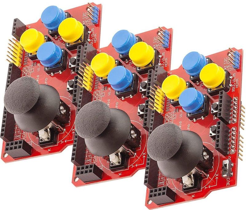 AZDelivery - PS2 Joystick Schild - Spel Pad - V2.0 - Compatibel met Arduino