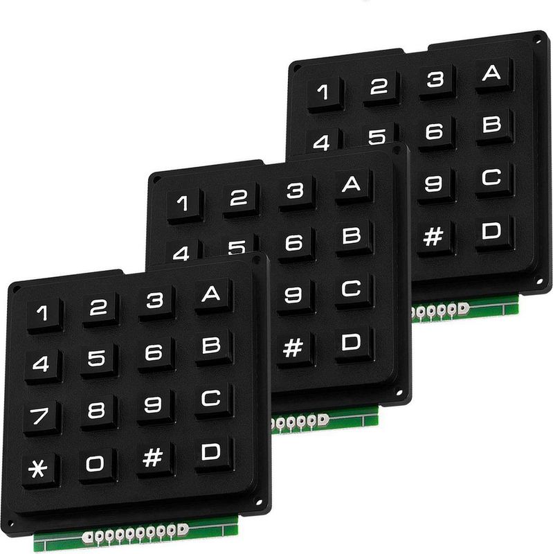AZDelivery - 4x4 Matrix Toetsenbord - Compatibel met Arduino - Inclusief E-Book