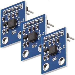 AZDelivery 3 x GY-61 ADXL335 Accelerometer Angle Sensor Module compatibel met Arduino Inclusief E-Book!