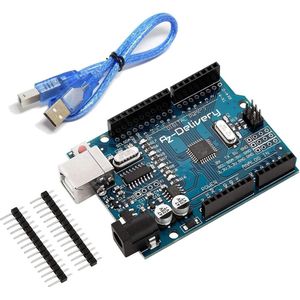 AZDelivery 25 x Microcontroller AZ-ATmega328 board met USB-kabel