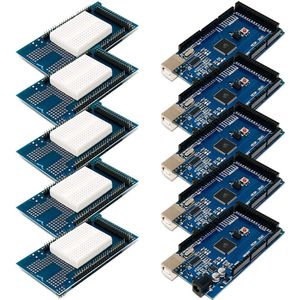AZDelivery 5 x AZ-MEGA2560-Board Bundel met Prototype Schild voor AZ-MEGA2560-Board