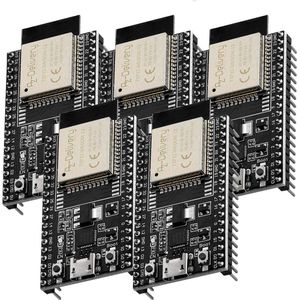 AZDelivery 5 X ESP-32 Dev Kit C V4 WLAN WiFi Development Board compatibel met Arduino Inclusief E-Book!