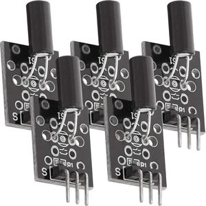 AZDelivery 5 x KY-002 Vibration Switch Shock Sensor compatibel met Arduino Inclusief E-Book!