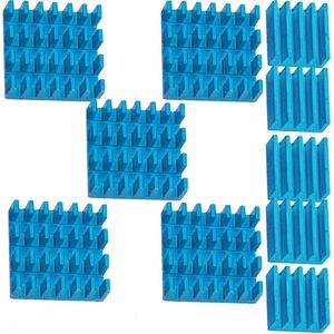 AZDelivery - Koellichamen - Blauw - Aluminium - Set van 2