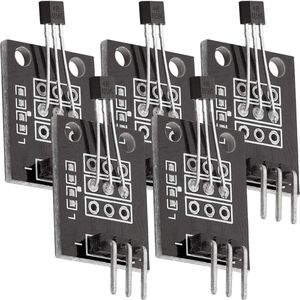 AZDelivery 5 x KY-035 Magnetische Hallsensormodule Analoog compatibel met Arduino Inclusief E-Book!