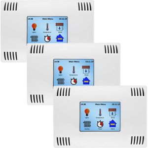 AZDelivery 3 x AZ-Touch-wandbehuizingsset met 2,4 inch touchscreen compatibel met ESP8266 en ESP32 Smart Home Inclusief E-Book! 2,4 inch 3