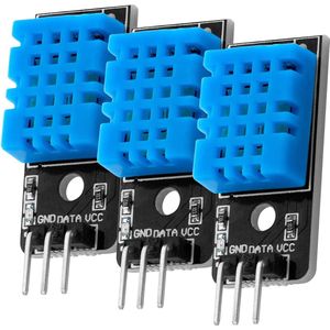 AZDelivery 3 x KY-015 DHT11 Temperatuursensormodule compatibel met Arduino Inclusief E-Book!