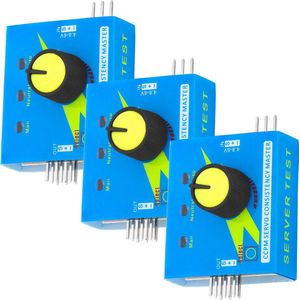 AZDelivery 3 x Multi Tester 3CH voor Servos ECSs Speed en Current Controller CCPM Inclusief E-Book!