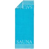 Saunadoek - Turquoise - Badstof - 75 x 200 cm
