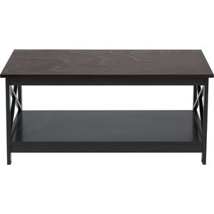 FOSTER - Salontafel - Zwart - MDF