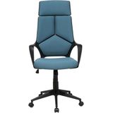 DELIGHT - Bureaustoel - Blauw - Polyester