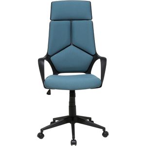 DELIGHT - Bureaustoel - Blauw - Polyester