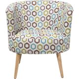 ODENZEN - Fauteuil - Multicolor - Polyester